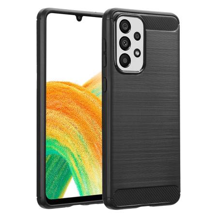 imoshion Brushed Backcover voor de Samsung Galaxy A33 - Zwart