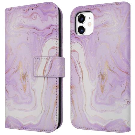 imoshion Design Bookcase voor de Apple iPhone 11 - Purple Marble