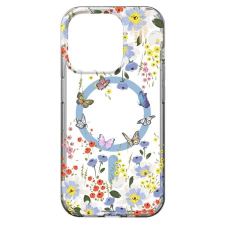 iDeal of Sweden Clear Case MagSafe voor de Apple iPhone 15 Pro Max - Artistic Garden