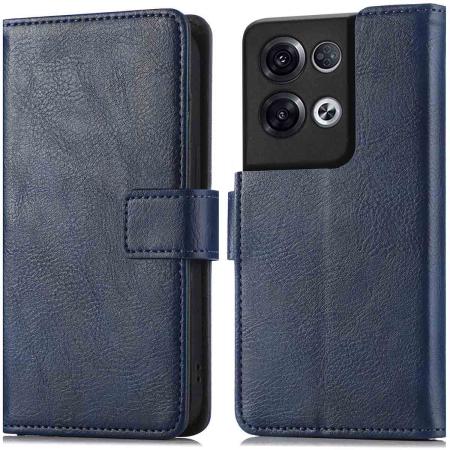 imoshion Luxe Bookcase voor de Oppo Reno 8 Pro 5G - Donkerblauw