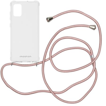 imoshion Backcover met koord voor de Samsung Galaxy A71 - Rosé Goud