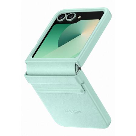 Originele KindSuit Vegan Leather Case voor de Samsung Galaxy Z Flip 6 / Flip 7 FE - Mint