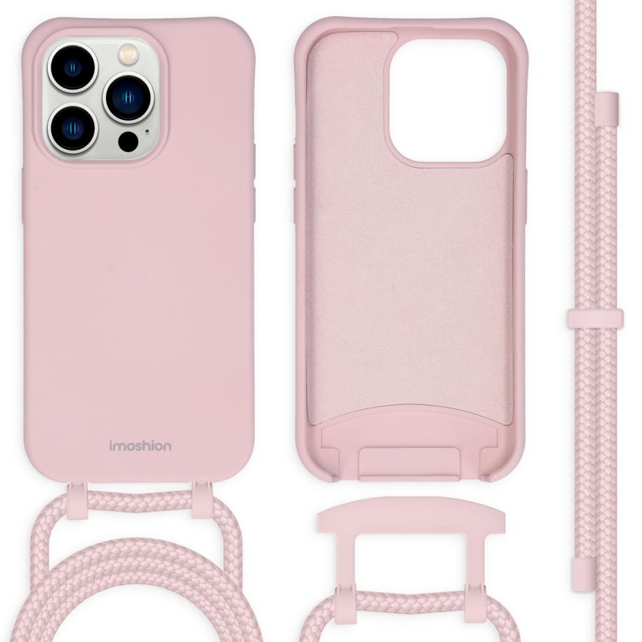 imoshion Color Backcover met afneembaar koord voor de Apple iPhone 14 Pro - Roze Roze