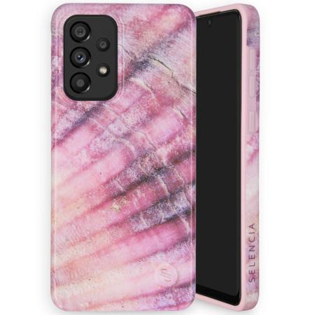 Selencia Aurora Fashion Backcover voor de Samsung Galaxy A33 - Ocean Shell Purple