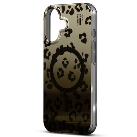 iDeal of Sweden Mirror Case met MagSafe voor de Apple iPhone 16 - Leo Ombre
