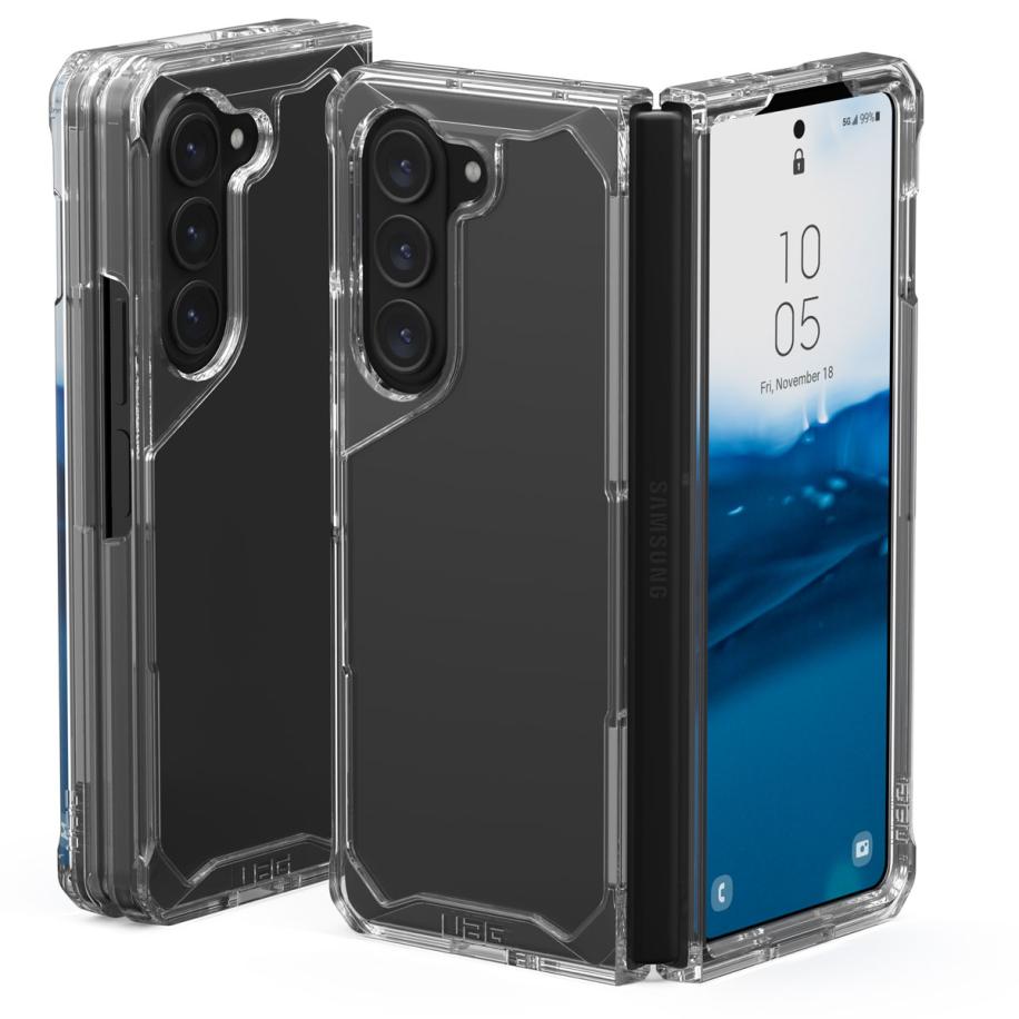 UAG Plyo Backcover voor de Samsung Galaxy Z Fold 5 - Ice Transparant