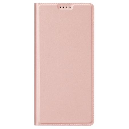 Dux Ducis Slim Softcase Bookcase voor de Samsung Galaxy A16 - Rosé Goud