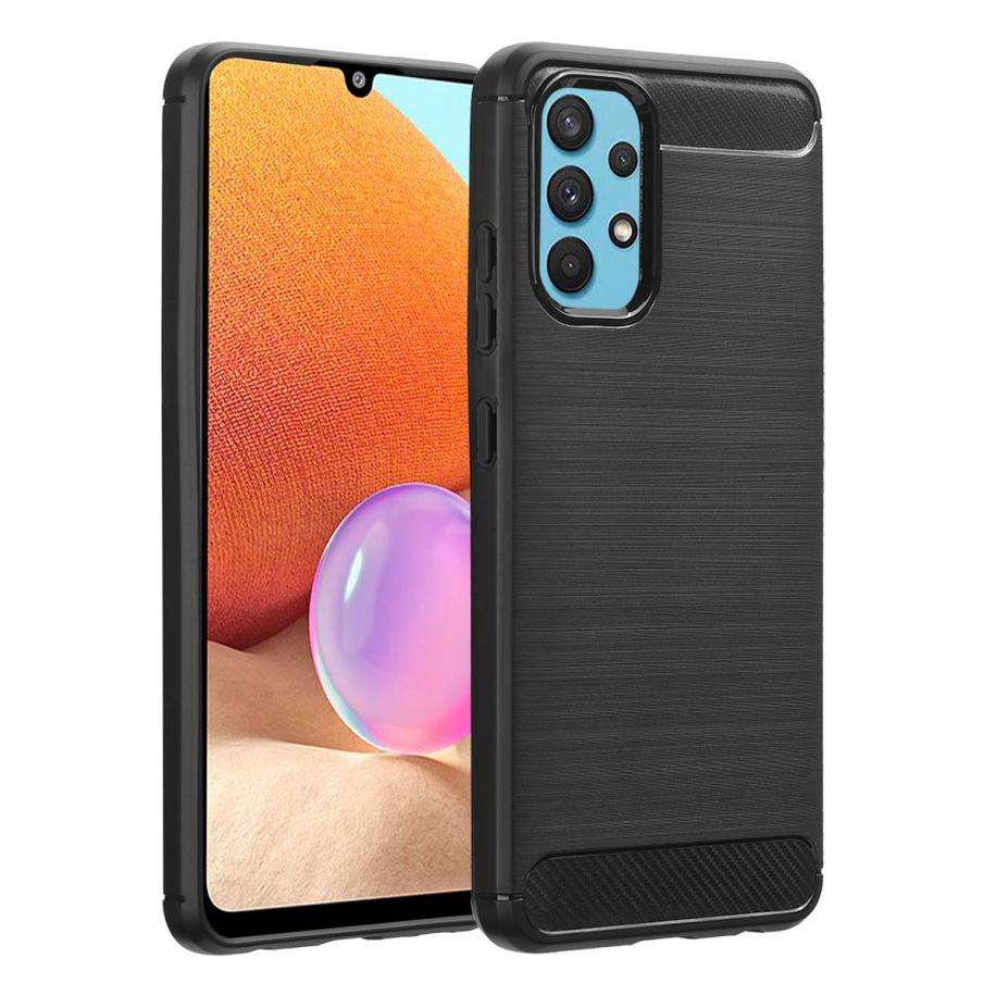 imoshion Brushed Backcover voor de Samsung Galaxy A32 (4G) - Zwart Zwart