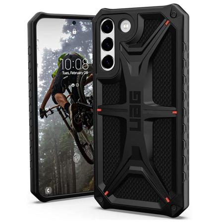 UAG Monarch Backcover voor de Samsung Galaxy S22 Plus - Kevlar Black