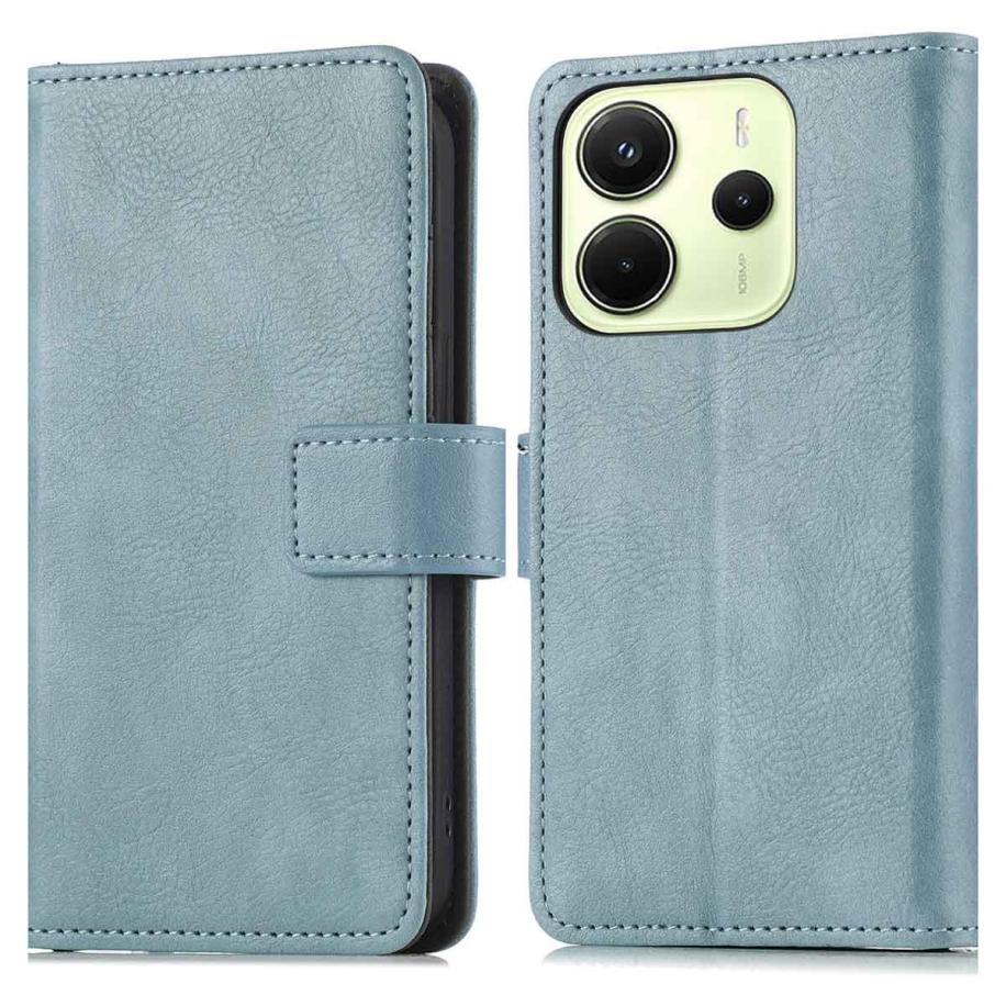 imoshion Luxe Bookcase voor de Xiaomi Redmi Note 14 (4G) - Lichtblauw Blauw