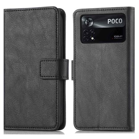 imoshion Luxe Bookcase voor de Xiaomi Poco X4 Pro 5G - Zwart
