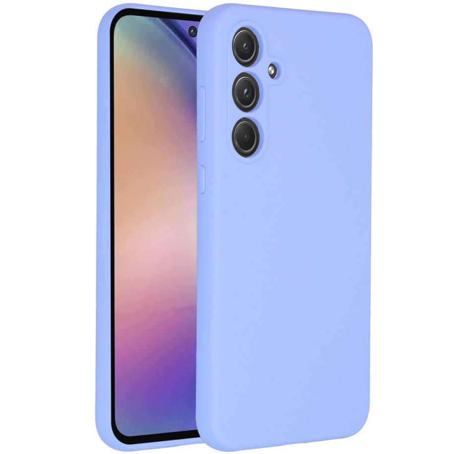 Accezz Liquid Silicone Backcover voor de Samsung Galaxy A55 - Paars Paars