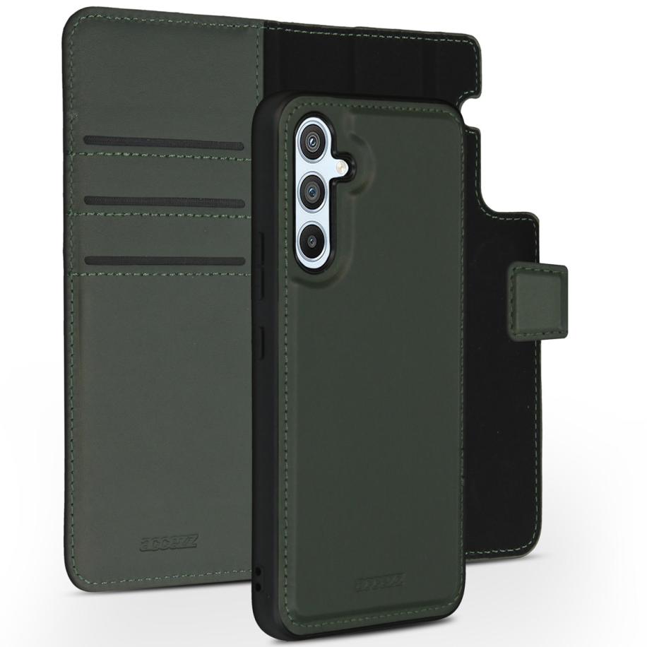Accezz Premium Leather 2 in 1 Wallet Bookcase voor de Samsung Galaxy A54 (5G) - Groen Groen