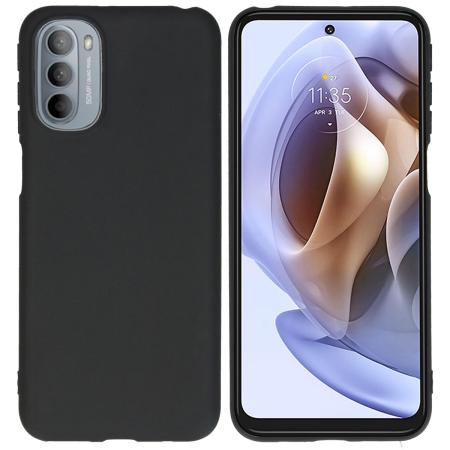 imoshion Color Backcover voor de Motorola Moto G31 / G41 - Zwart