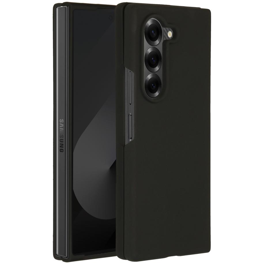 Accezz Liquid Silicone Backcover voor de Samsung Galaxy Z Fold 6 - Zwart Zwart