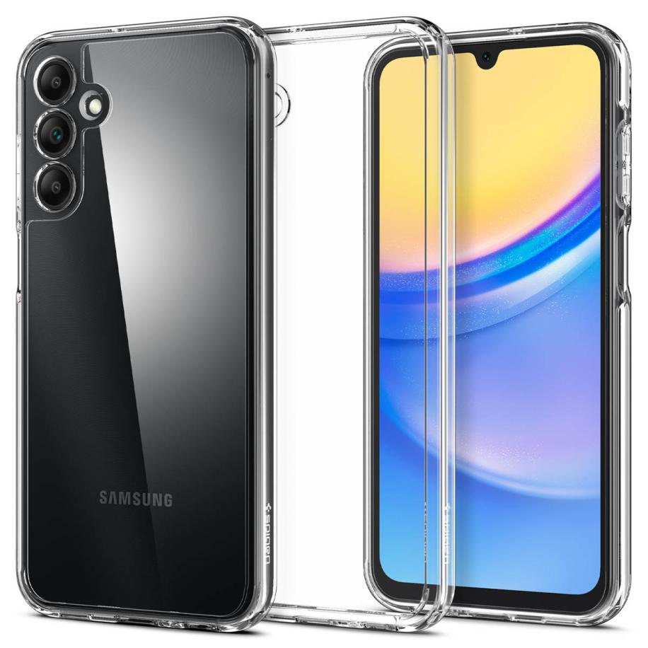 Spigen Ultra Hybrid Backcover voor de Samsung Galaxy A15 (5G/4G) - Crystal Clear Transparant