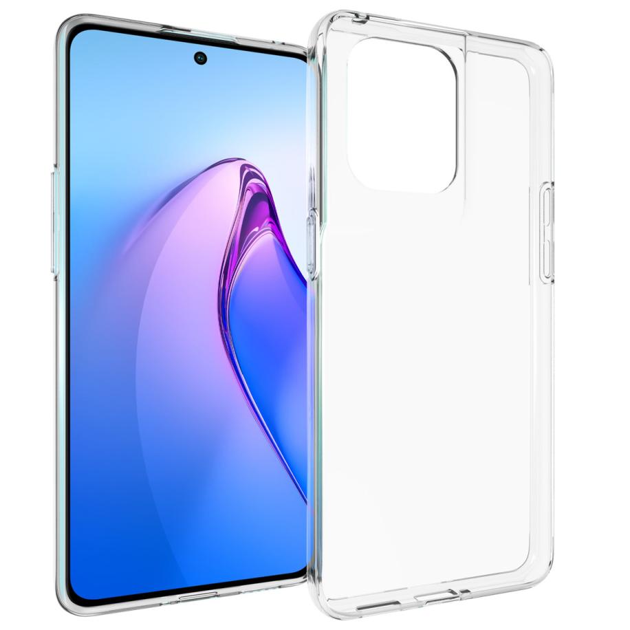 Accezz Clear Backcover voor de Oppo Reno 8 Pro 5G - Transparant Transparant