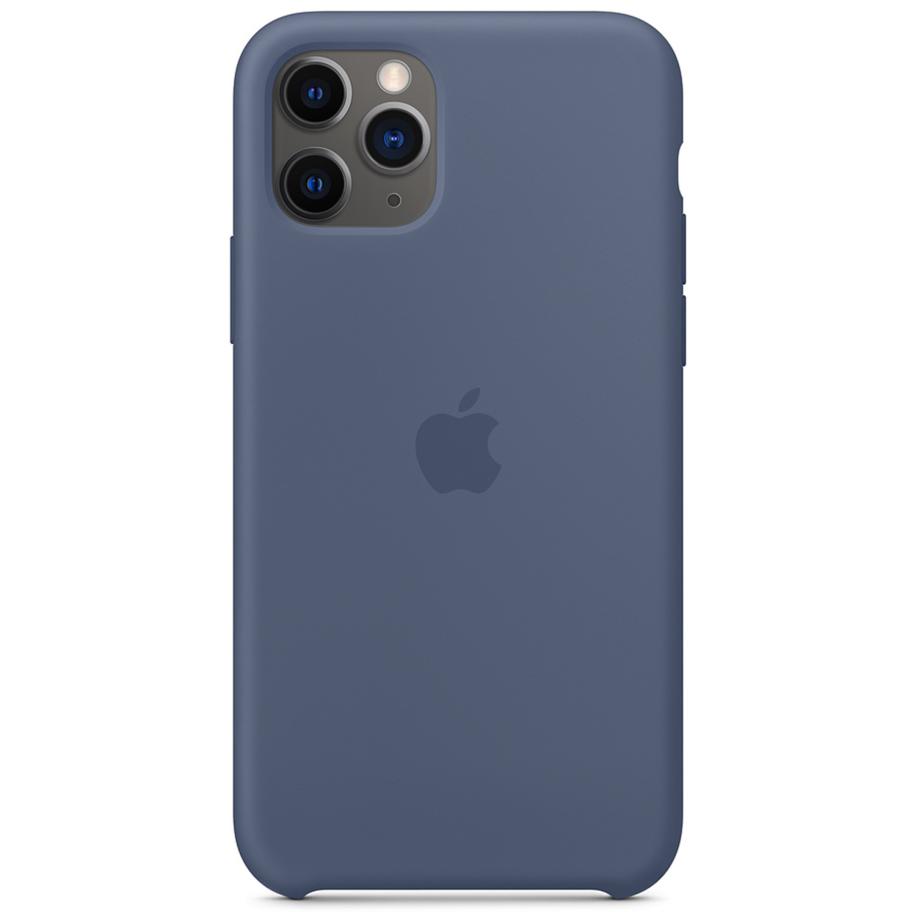 Silicone Backcover voor de Apple iPhone 11 Pro- Alaskan Blue Blauw