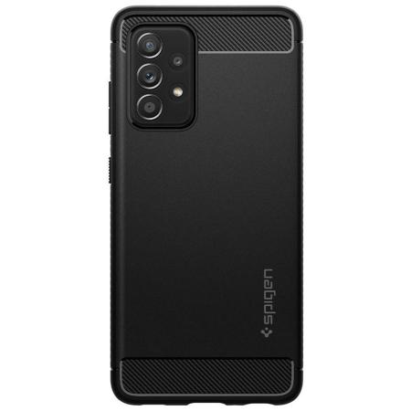 Spigen Rugged Armor Backcover voor de Samsung Galaxy A52(s) (5G/4G) - Zwart