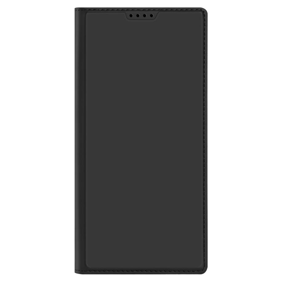 Dux Ducis Slim Softcase Bookcase voor de Samsung Galaxy S24 Ultra - Zwart Zwart