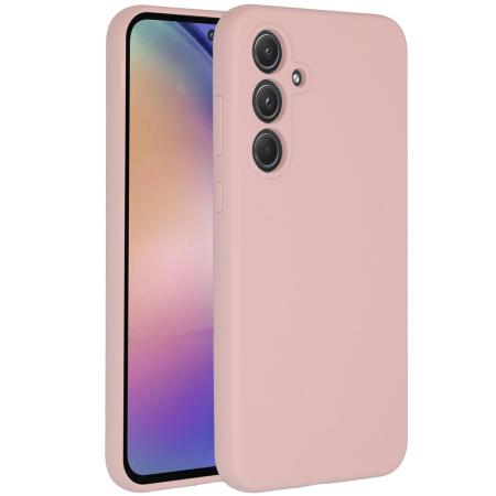 Accezz Liquid Silicone Backcover voor de Samsung Galaxy A55 - Roze
