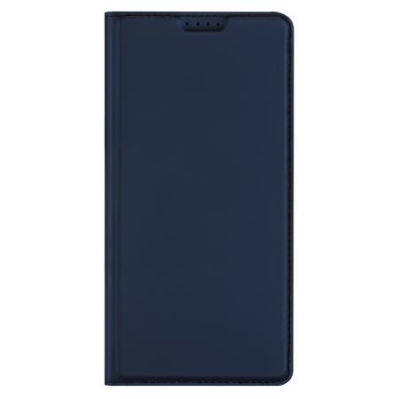 Dux Ducis Slim Softcase Bookcase voor de Xiaomi Redmi Note 14 (4G) - Donkerblauw