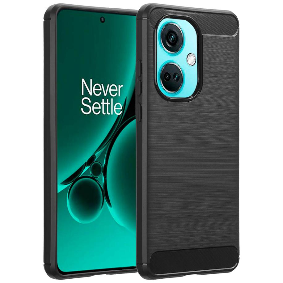 imoshion Brushed Backcover voor de OnePlus Nord CE 3 - Zwart Zwart