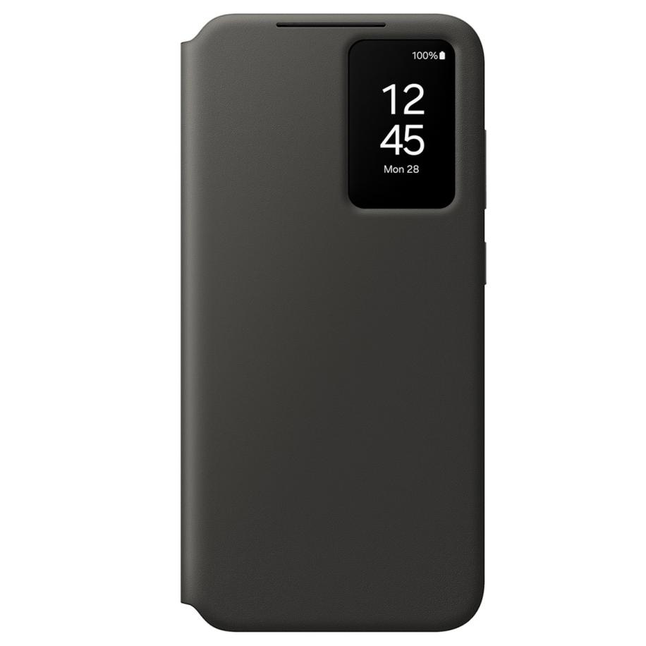 Samsung Originele S View Cover voor de Galaxy S24 FE - Black Zwart