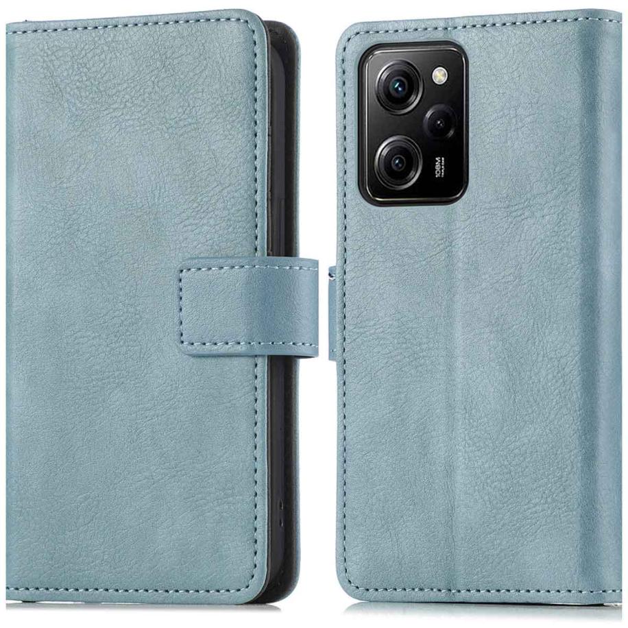 imoshion Luxe Bookcase voor de Xiaomi Poco X5 Pro 5G - Lichtblauw Blauw