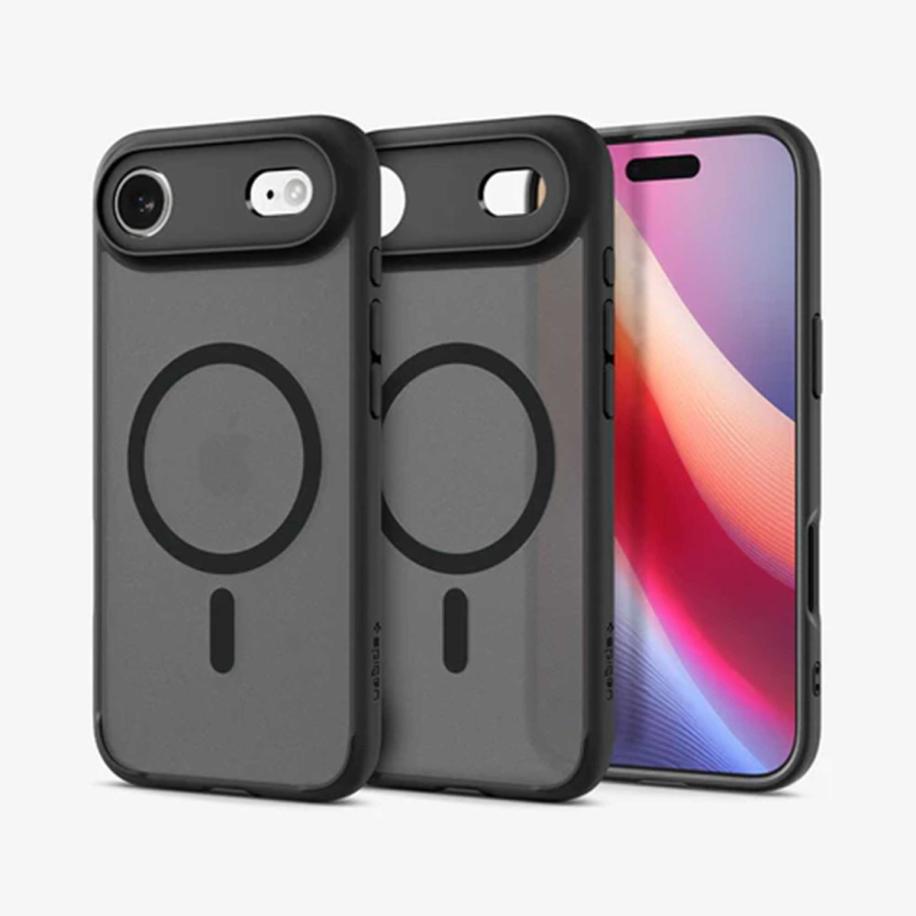 Spigen Ultra Hybrid Backcover MagSafe voor de Apple iPhone Air - Frost Black Zwart