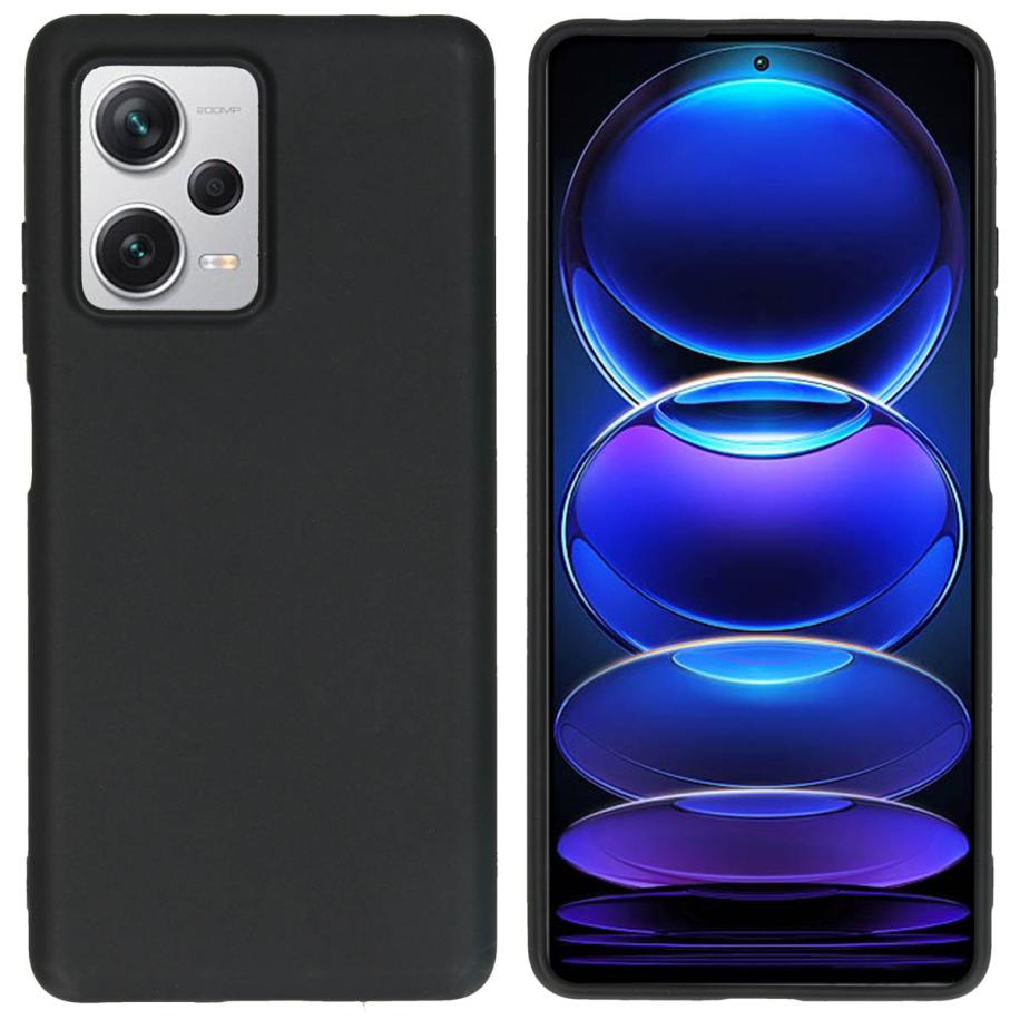 imoshion Color Backcover voor de Xiaomi Redmi Note 12 Pro Plus - Zwart Zwart