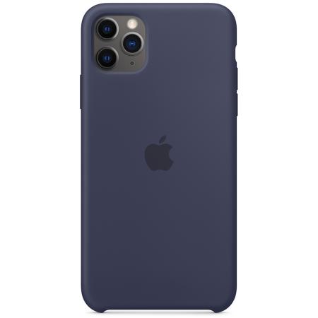 Silicone Backcover voor de Apple iPhone 11 Pro Max - Midnight Blue