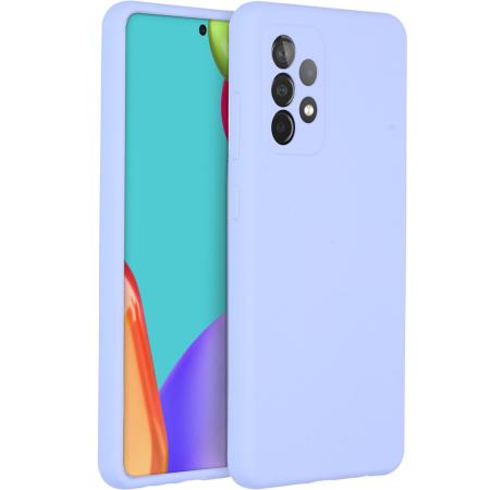 Accezz Liquid Silicone Backcover voor de Samsung Galaxy A52(s) (5G/4G) - Paars