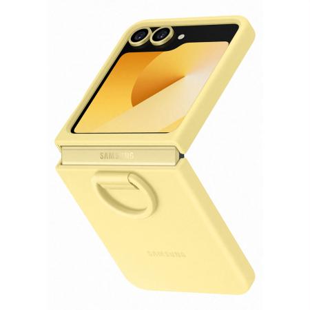 Originele Silicone Cover Ring voor de Samsung Galaxy Z Flip 6 / Flip 7 FE - Yellow