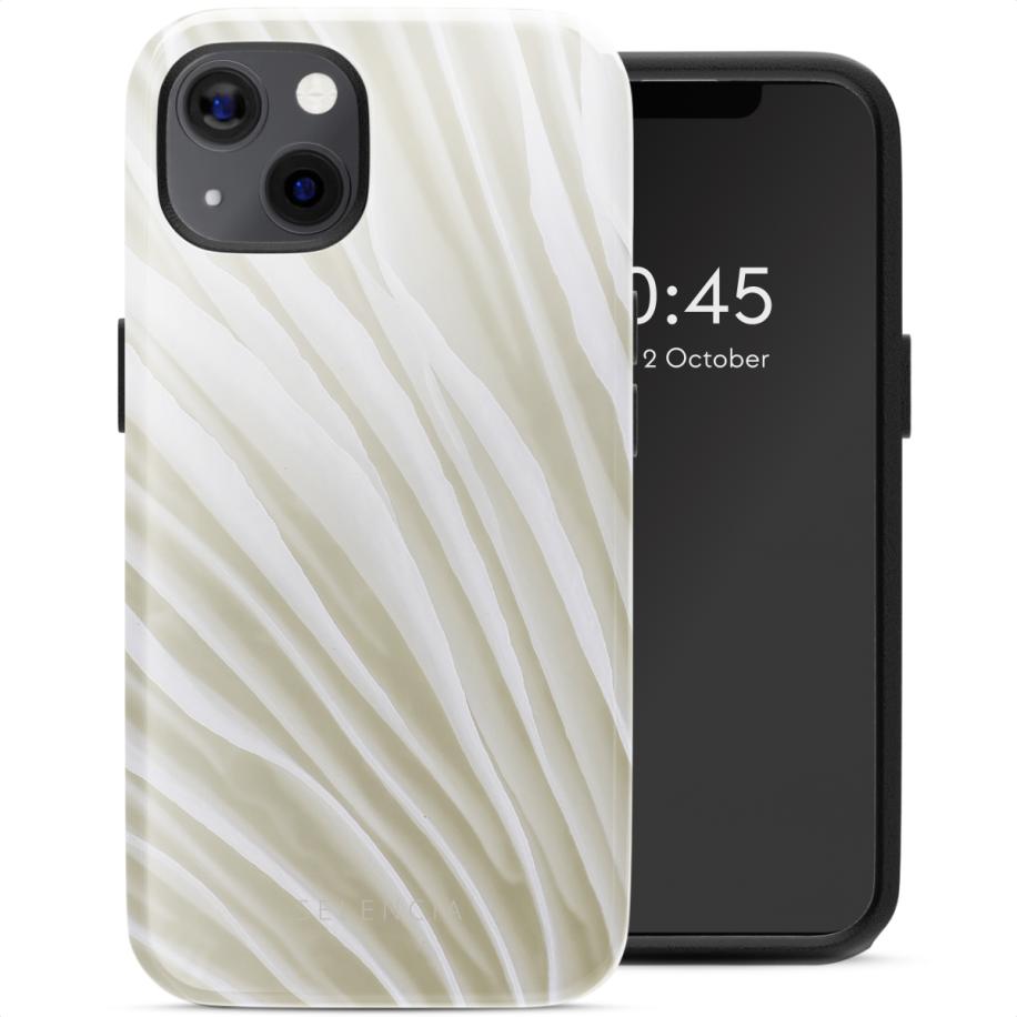 Selencia Vivid Backcover met MagSafe voor de Apple iPhone 13 - Nature Light Brown Multicolor