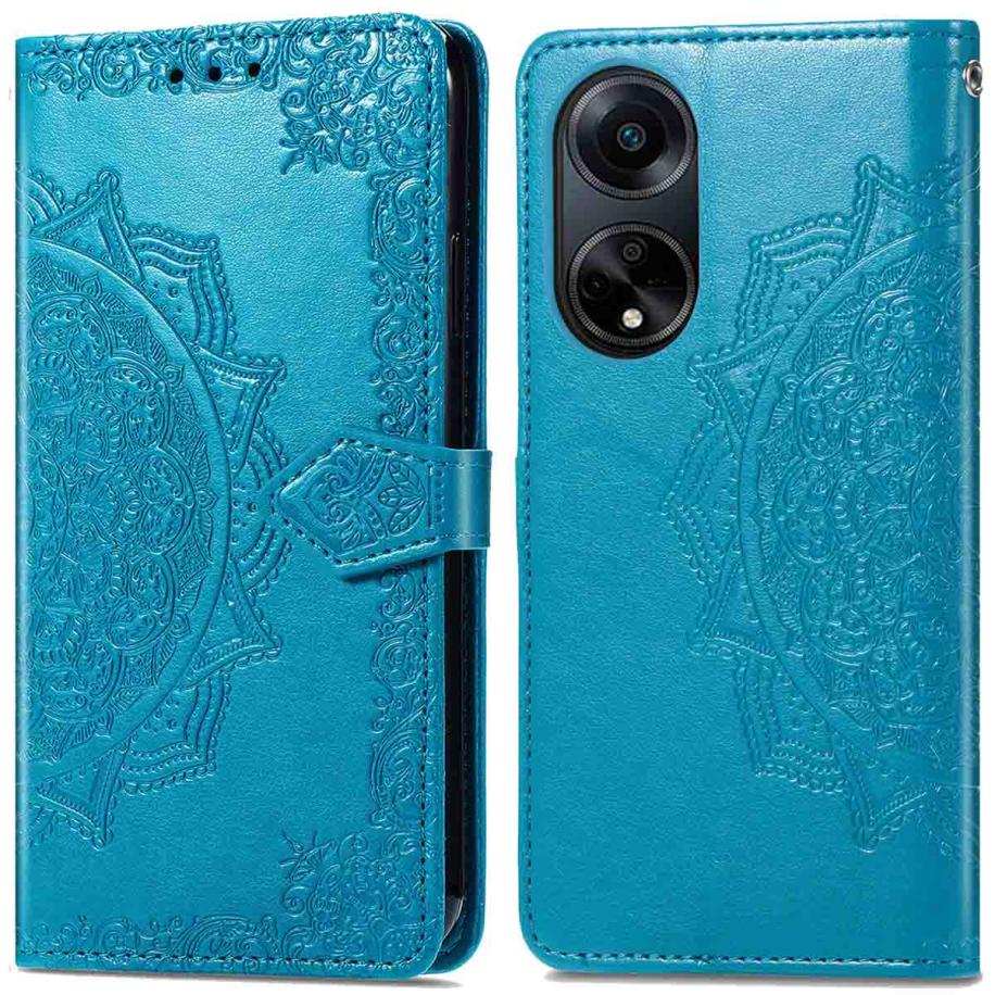 imoshion Mandala Bookcase voor de Oppo A98 - Turquoise Blauw