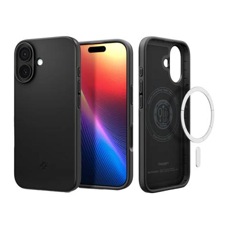 Spigen Thin Fit Backcover MagSafe voor de Apple iPhone 17 - Black
