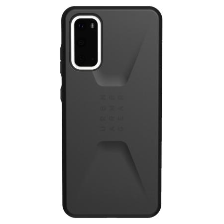UAG Civilian Backcover voor de Samsung Galaxy S20 - Zwart