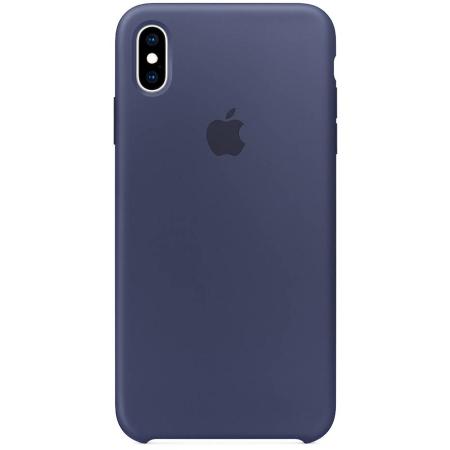 Silicone Backcover voor Apple iPhone Xs Max - Midnight Blue
