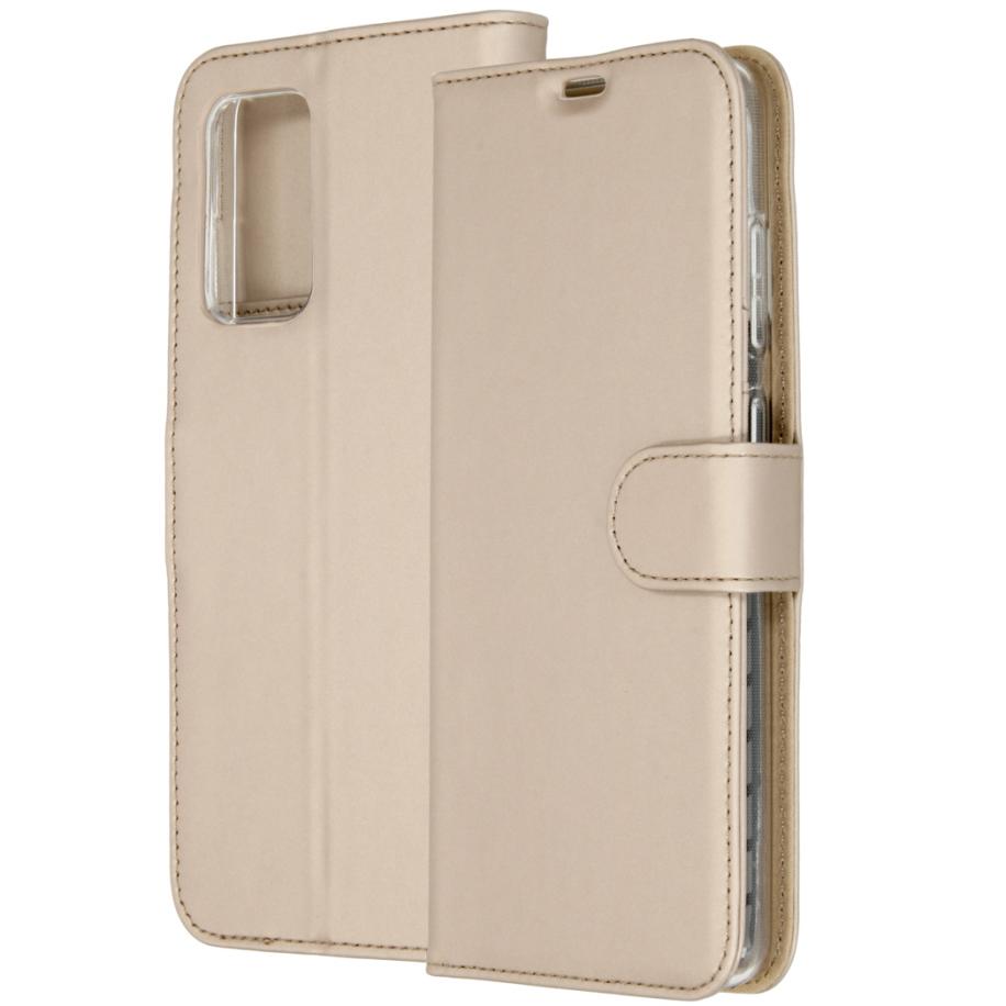 Accezz Wallet Softcase Bookcase voor de Samsung Galaxy A72 - Goud Goud