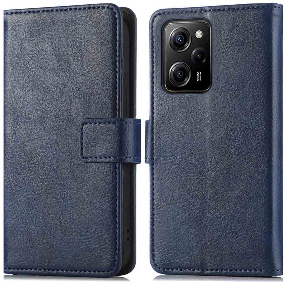 imoshion Luxe Bookcase voor de Xiaomi Poco X5 Pro 5G - Donkerblauw Blauw