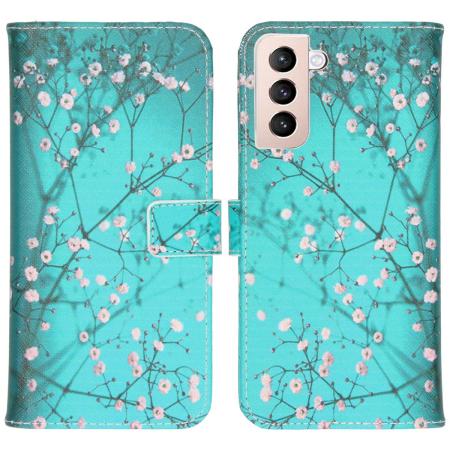 imoshion Design Softcase Bookcase voor de Samsung Galaxy S21 Plus - Blossom