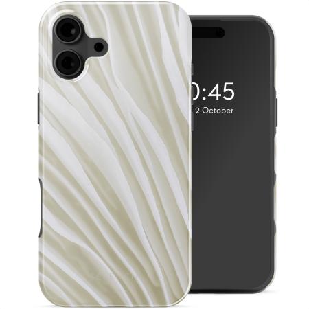 Selencia Vivid Backcover met MagSafe voor de Apple iPhone 16 - Nature Light Brown