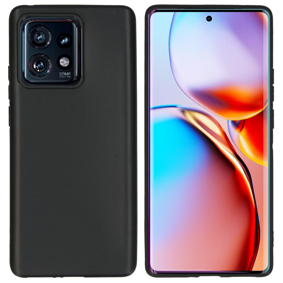imoshion Color Backcover voor de Motorola Edge 40 Pro - Zwart Zwart