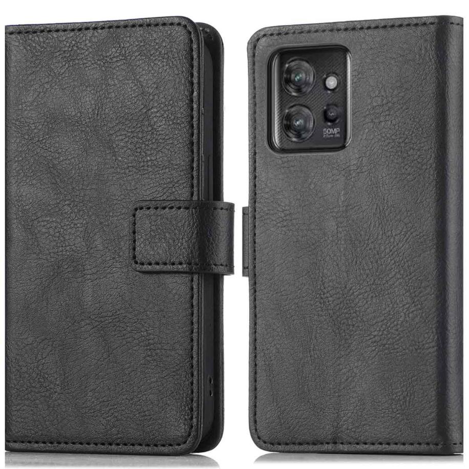 imoshion Luxe Bookcase voor de Motorola ThinkPhone - Zwart Zwart