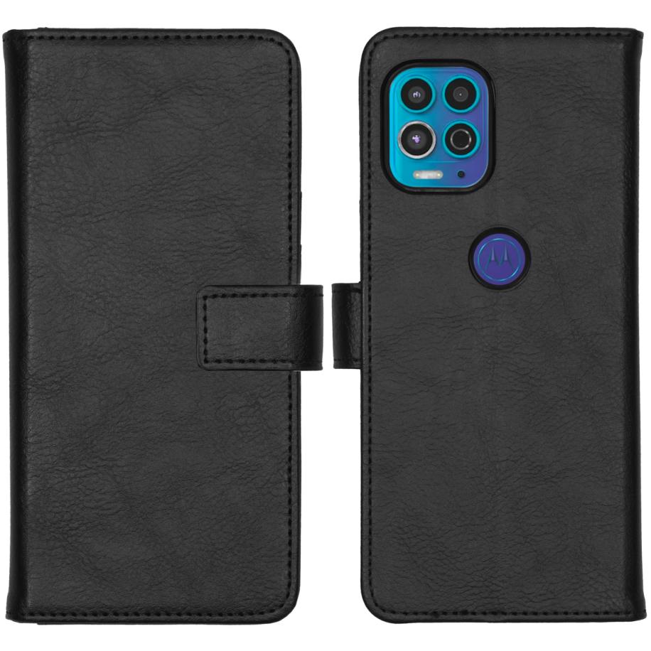 imoshion Luxe Bookcase voor de Motorola Moto G100 - Zwart Zwart