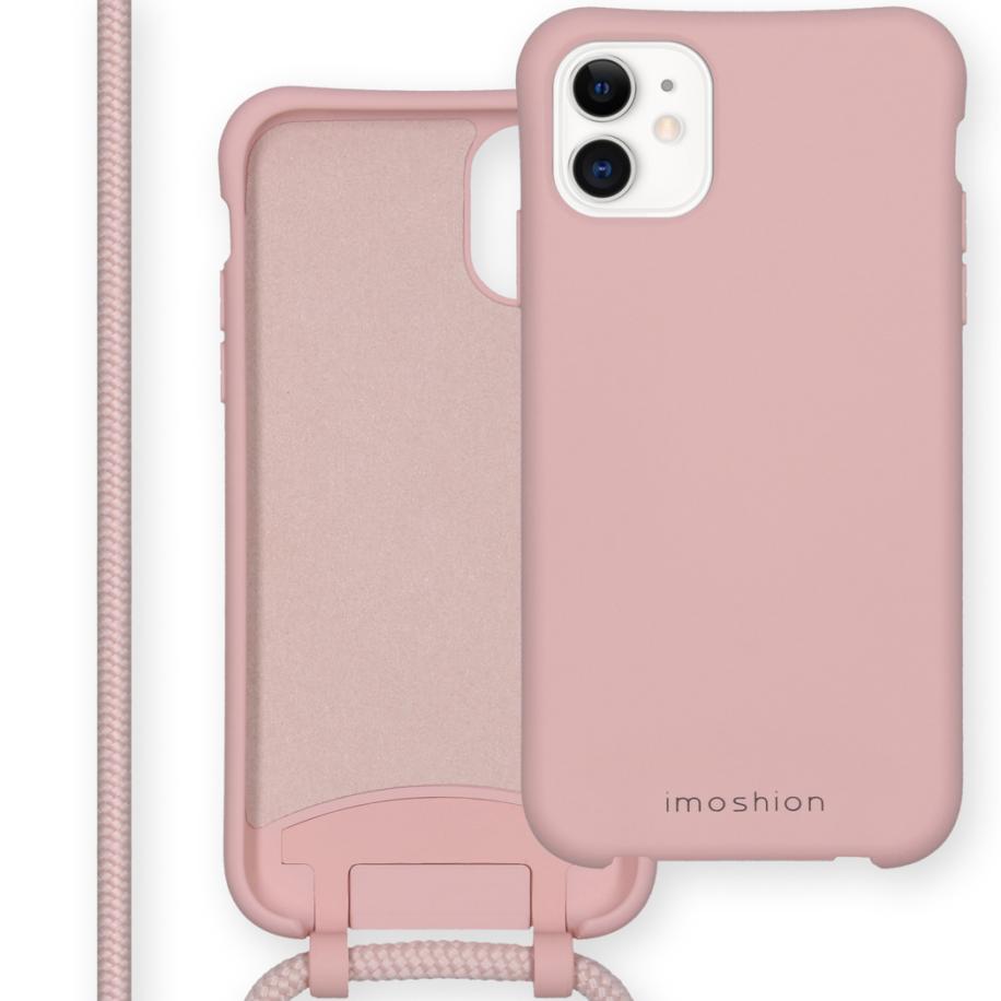 imoshion Color Backcover met afneembaar koord voor de Apple iPhone 11 - Roze Roze
