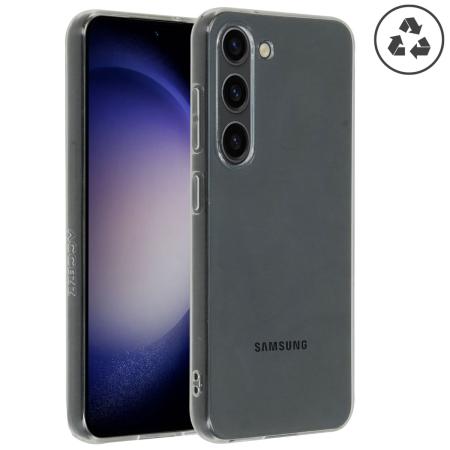 Accezz 100% Recycled Clear Backcover voor de Samsung Galaxy S23 - Transparant