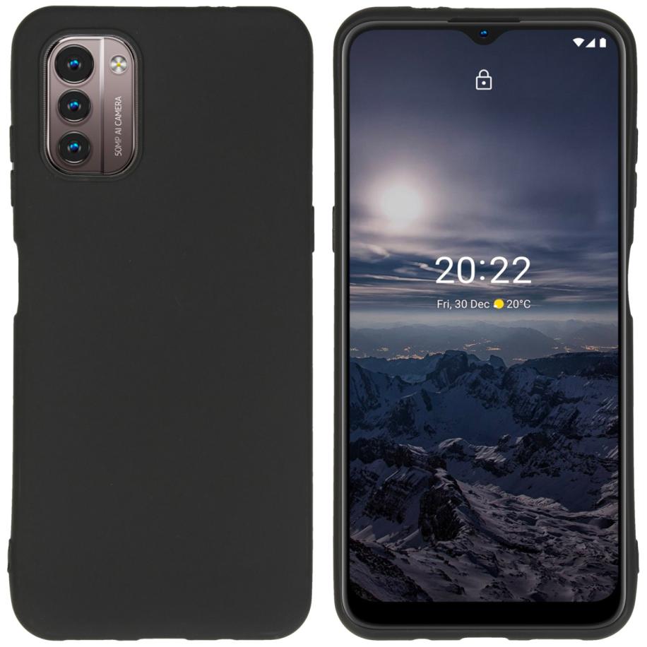 imoshion Color Backcover voor de Nokia G11 / G21 - Zwart Zwart