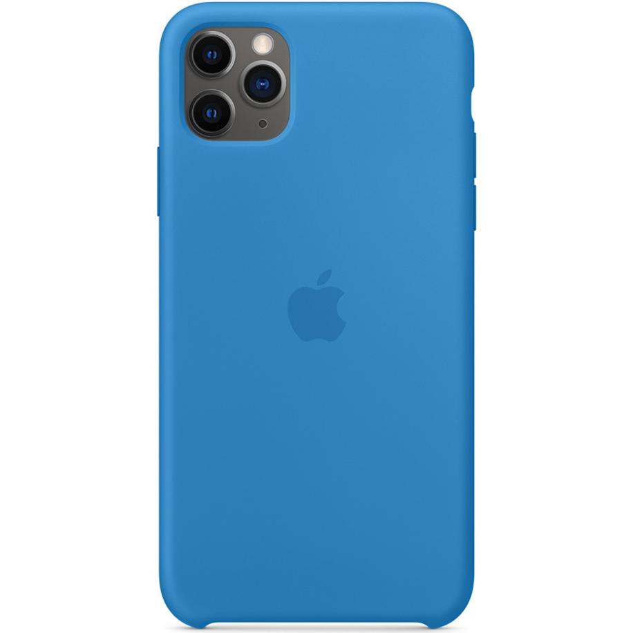 Silicone Backcover voor de Apple iPhone 11 Pro Max - Surf Blue Blauw
